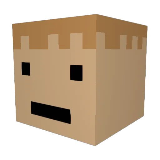 leonjonas7 Minecraft avatar head, 3D render