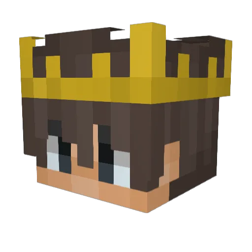 leonlandyt Minecraft avatar head, 3D render