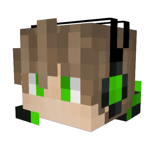 leonluca123 Minecraft avatar head, 3D render