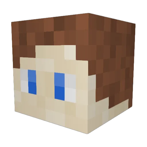 leonsf90 Minecraft avatar head, 3D render