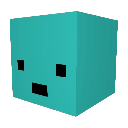 leonsfang Minecraft avatar head, 3D render