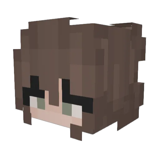 leontynka1710 Minecraft avatar head, 3D render