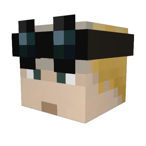 leonzekolli2 Minecraft avatar head, 3D render