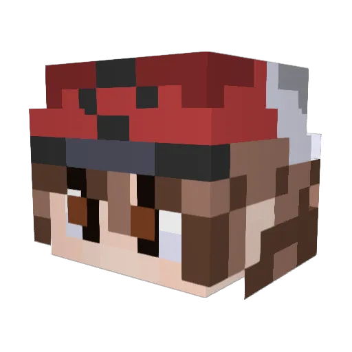 leoo360 Minecraft avatar head, 3D render