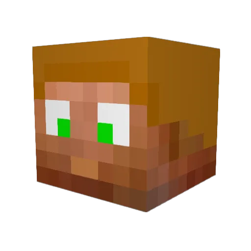 leooelb420 Minecraft avatar head, 3D render