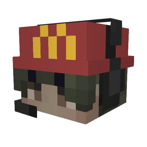 leoorn1320 Minecraft avatar head, 3D render
