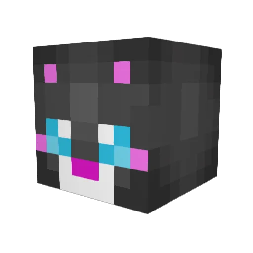 leopup Minecraft avatar head, 3D render