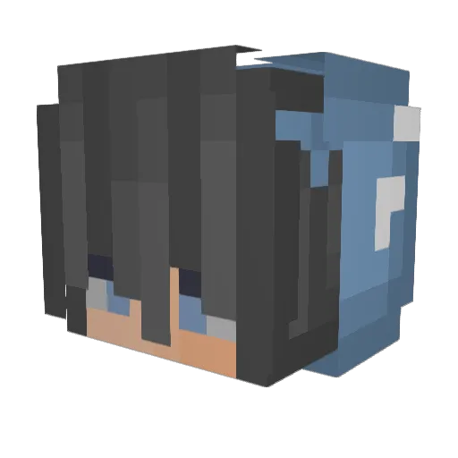 leoqi05 Minecraft avatar head, 3D render