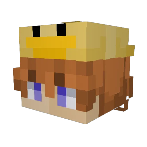 leora2603 Minecraft avatar head, 3D render