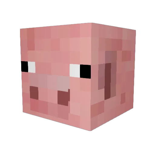 leorhe Minecraft avatar head, 3D render