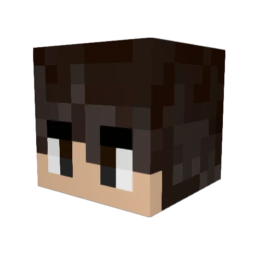 leosguard Minecraft avatar head, 3D render