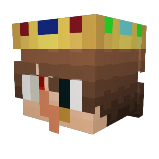 leoshadowking Minecraft avatar head, 3D render