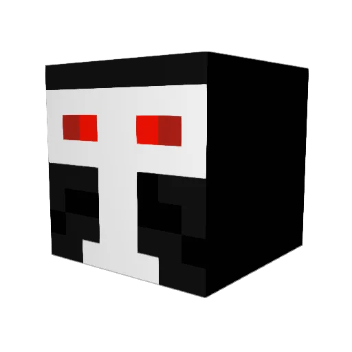 leothomas Minecraft avatar head, 3D render