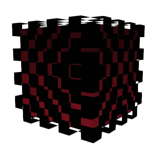 leouiman Minecraft avatar head, 3D render