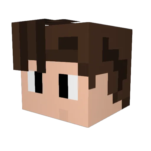 leovidal23 Minecraft avatar head, 3D render