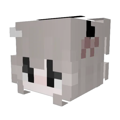 leovt Minecraft avatar head, 3D render