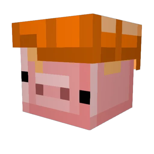 leozzano Minecraft avatar head, 3D render