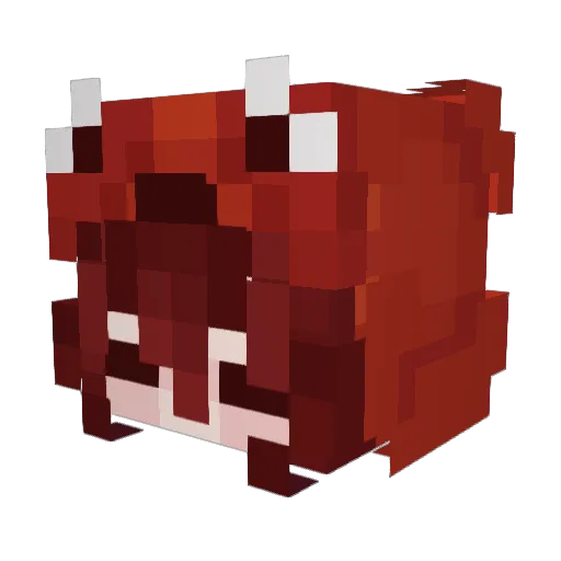 lepathe Minecraft avatar head, 3D render