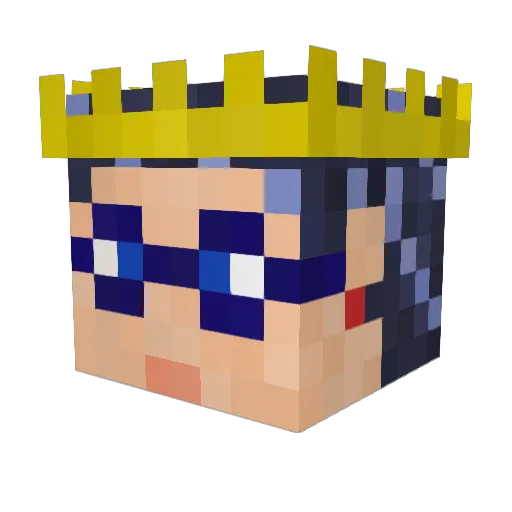 leprechaunkitty Minecraft avatar head, 3D render