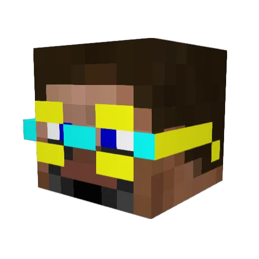 leprechaunslynch Minecraft avatar head, 3D render