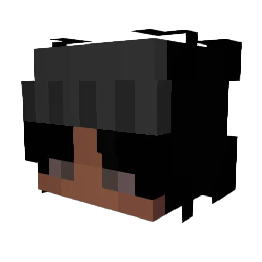 lepszyyv Minecraft avatar head, 3D render