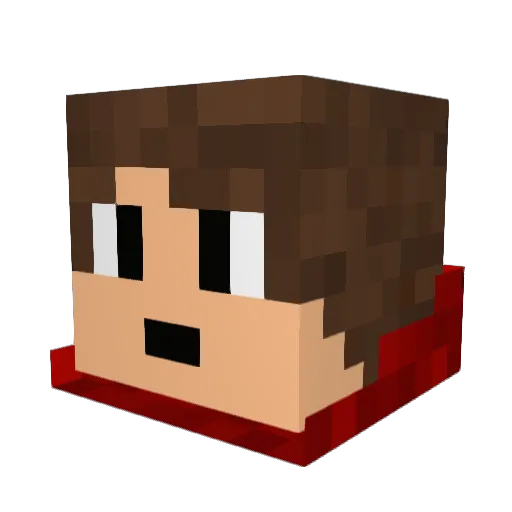 leschar78 Minecraft avatar head, 3D render