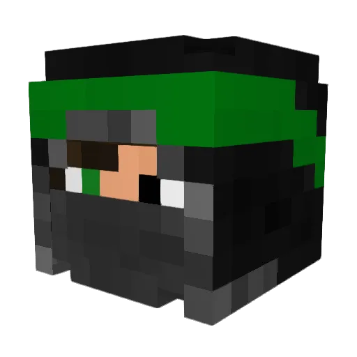 leschtits Minecraft avatar head, 3D render