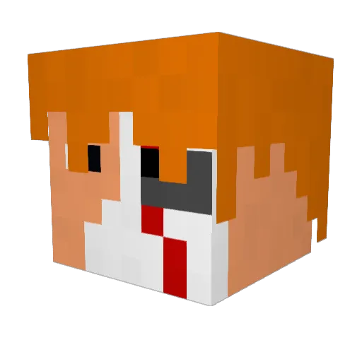 leskatoz Minecraft avatar head, 3D render