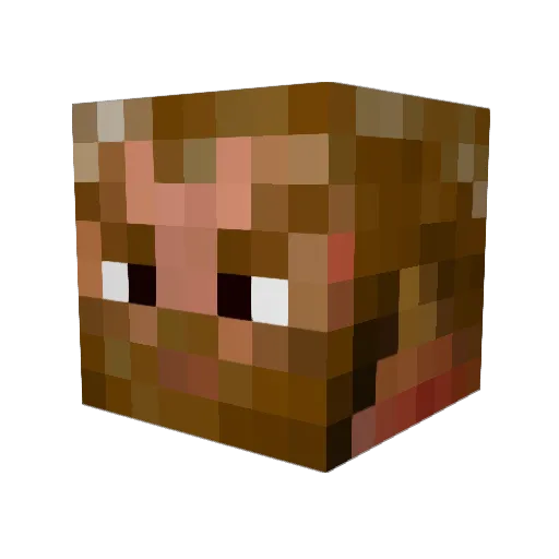 lesliejb Minecraft avatar head, 3D render