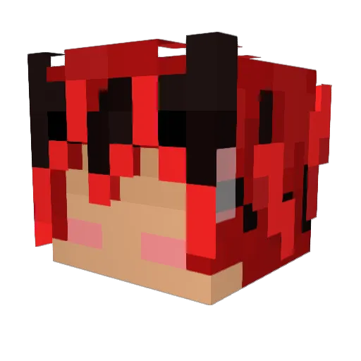 lesnoy_official Minecraft avatar head, 3D render