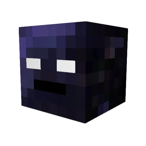 lestoj Minecraft avatar head, 3D render