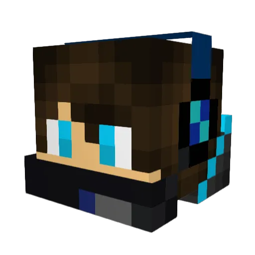 letajci_buh Minecraft avatar head, 3D render