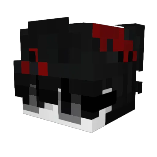 lethologicism Minecraft avatar head, 3D render