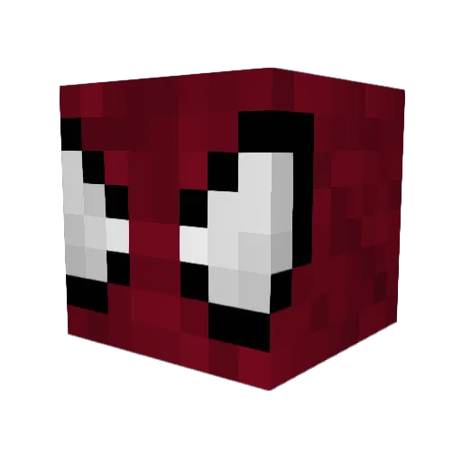 letie18 Minecraft avatar head, 3D render