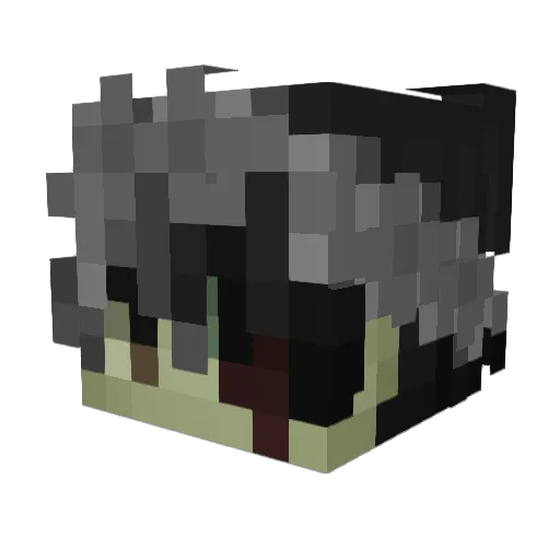 letovpower Minecraft avatar head, 3D render