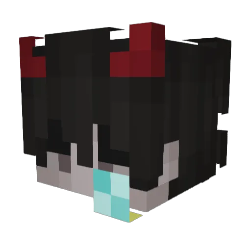 lets8craft Minecraft avatar head, 3D render