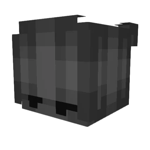 letsander Minecraft avatar head, 3D render