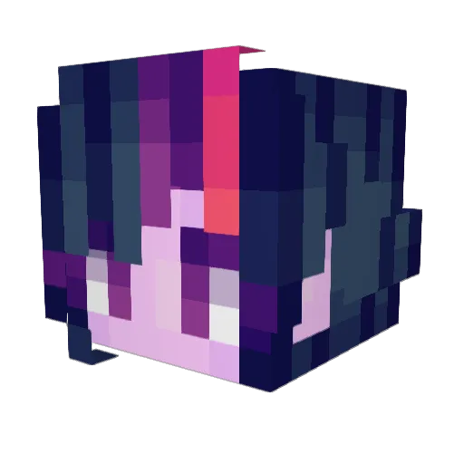 letsloveallan Minecraft avatar head, 3D render
