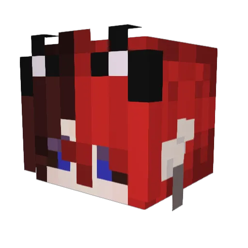 lettuceMAN7 Minecraft avatar head, 3D render