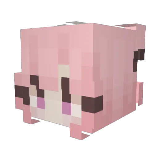 lettuce_mc Minecraft avatar head, 3D render