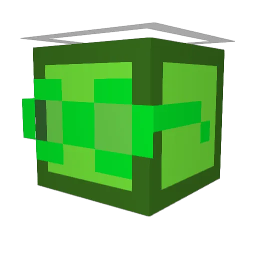 letuci0_ Minecraft avatar head, 3D render