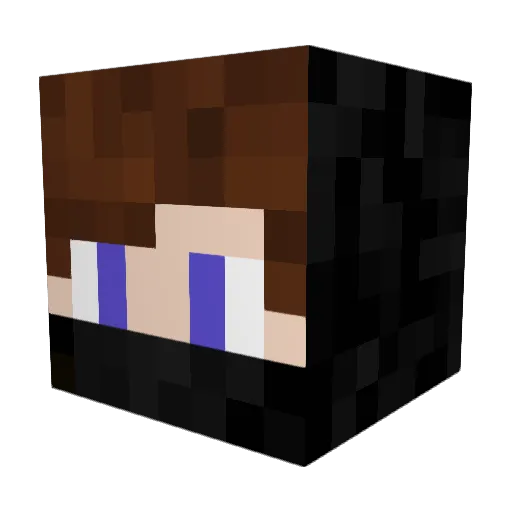leumaS254 Minecraft avatar head, 3D render