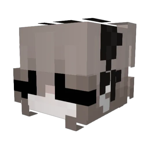 leuuv Minecraft avatar head, 3D render