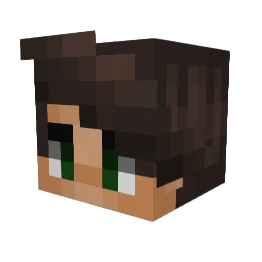 leva_2010 Minecraft avatar head, 3D render