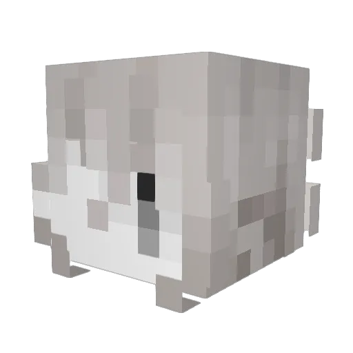 levaltiel Minecraft avatar head, 3D render