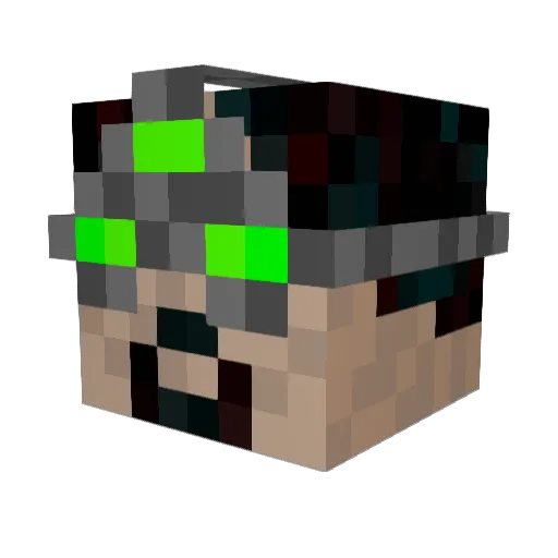 levapolde Minecraft avatar head, 3D render