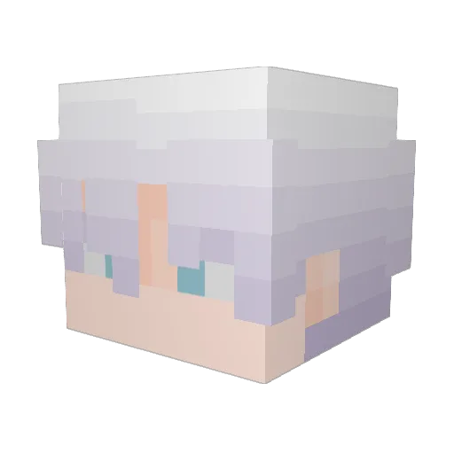 levely345 Minecraft avatar head, 3D render