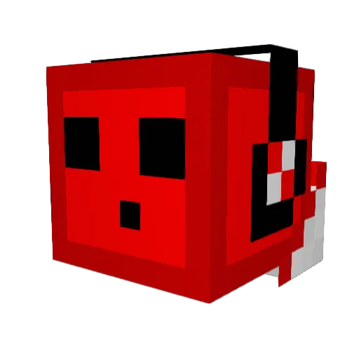 levesques Minecraft avatar head, 3D render