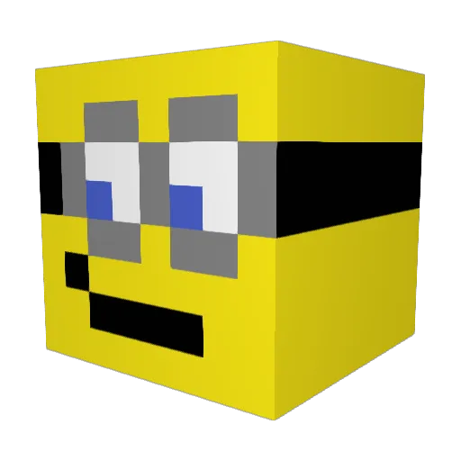 levi1110 Minecraft avatar head, 3D render