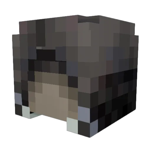 levi_will Minecraft avatar head, 3D render